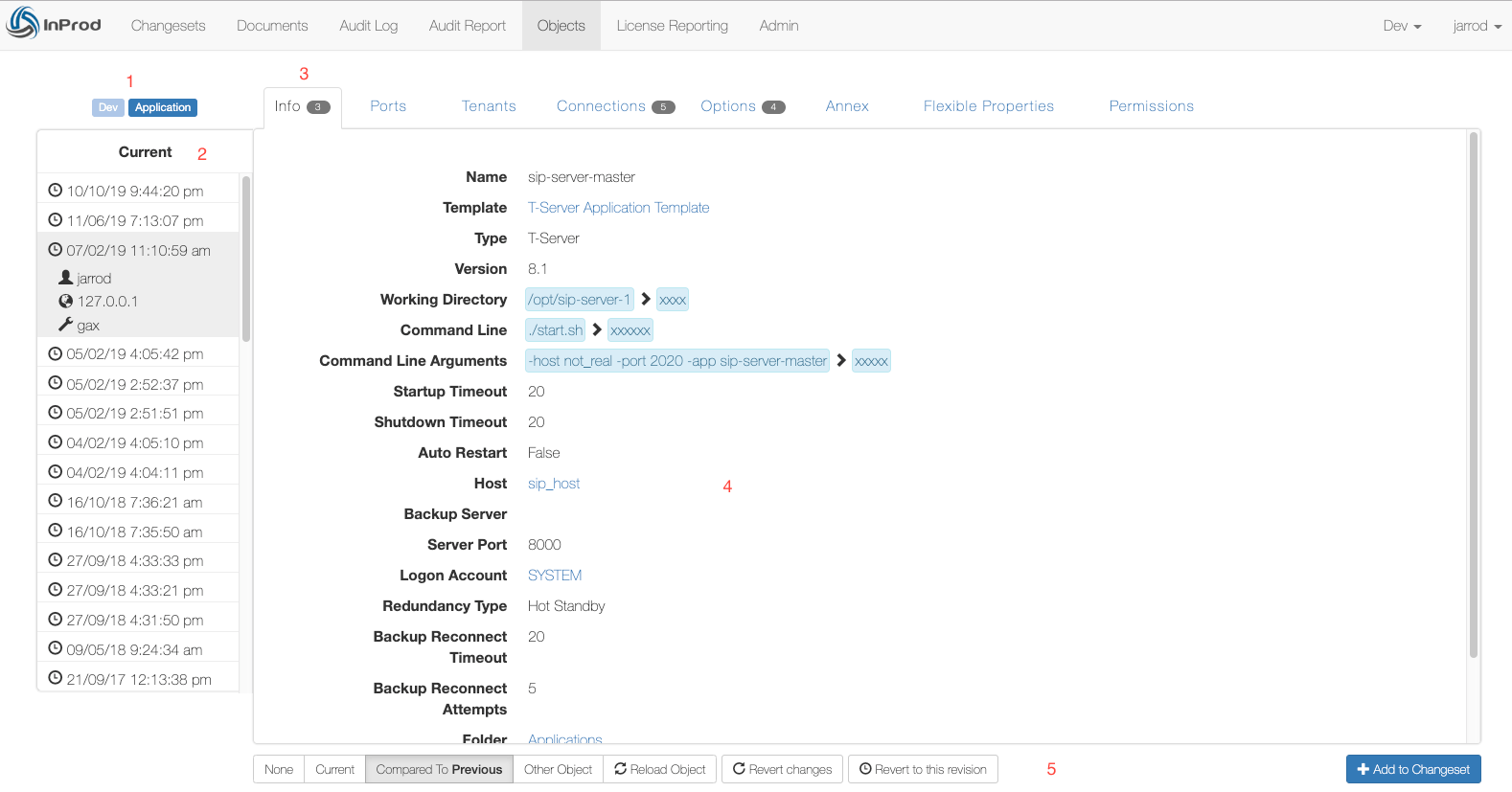 Object Detail | InProd Documentation